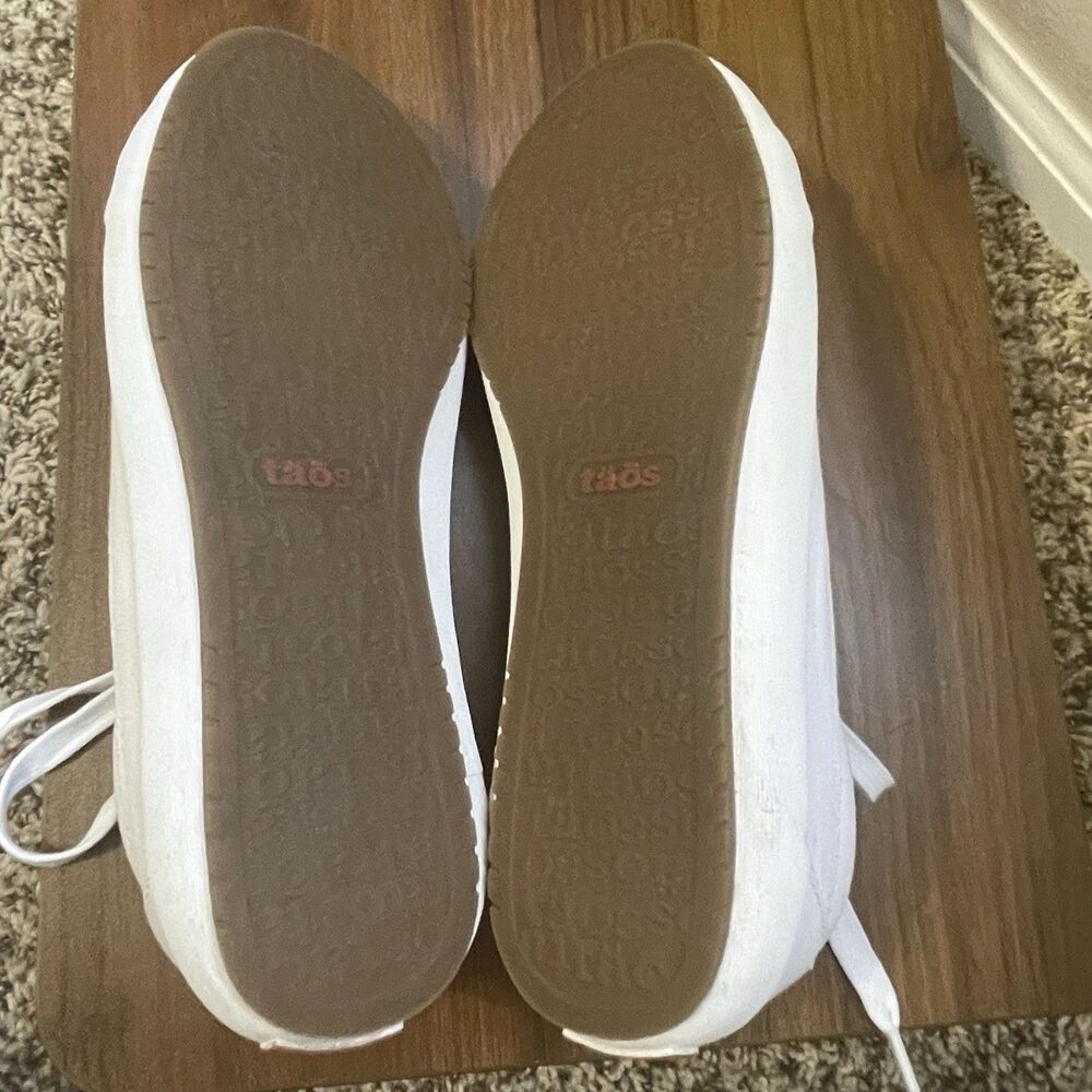 Taos Womens White Moc Star 2 Canvas Casual Sneakers Size 8 Classic Capsule - Picture 14 of 16